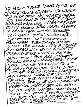 Illustration for article titled Read The Racist, Threatening Postcards Art Modell Received For Supporting Ray Lewis